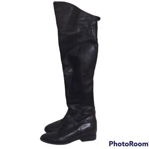 Belle by Sigerson Morrison black leather over the knee boots 6